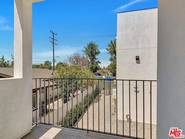 a view of a balcony