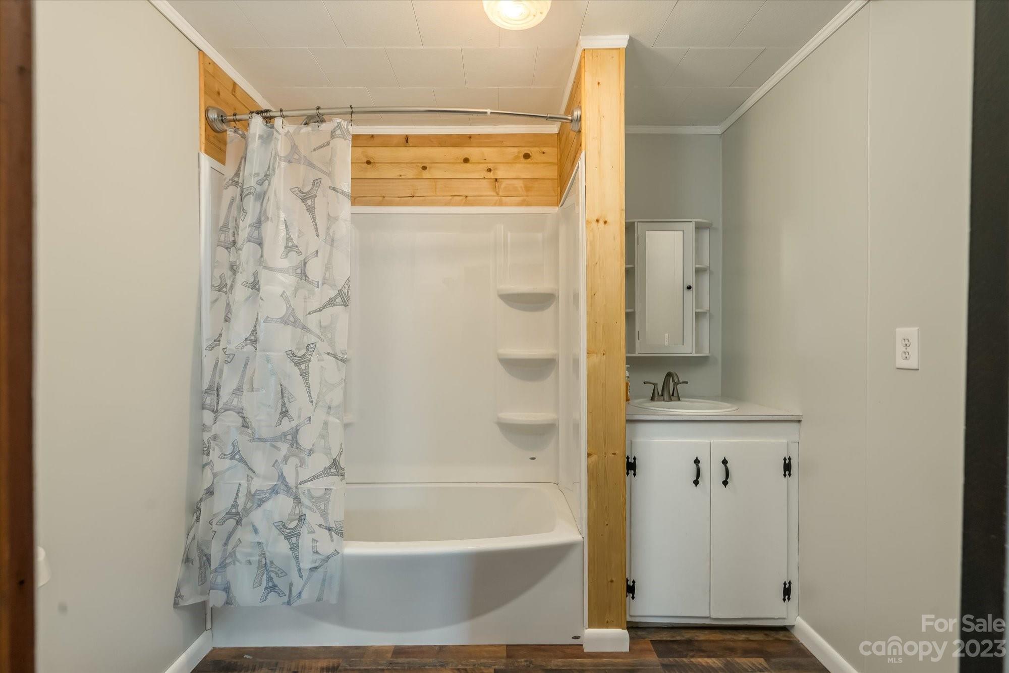 2540 Maple Creek Road Rutherfordton, NC 28139 - Photo 27 of 48 a bathroom with a shower and a sink