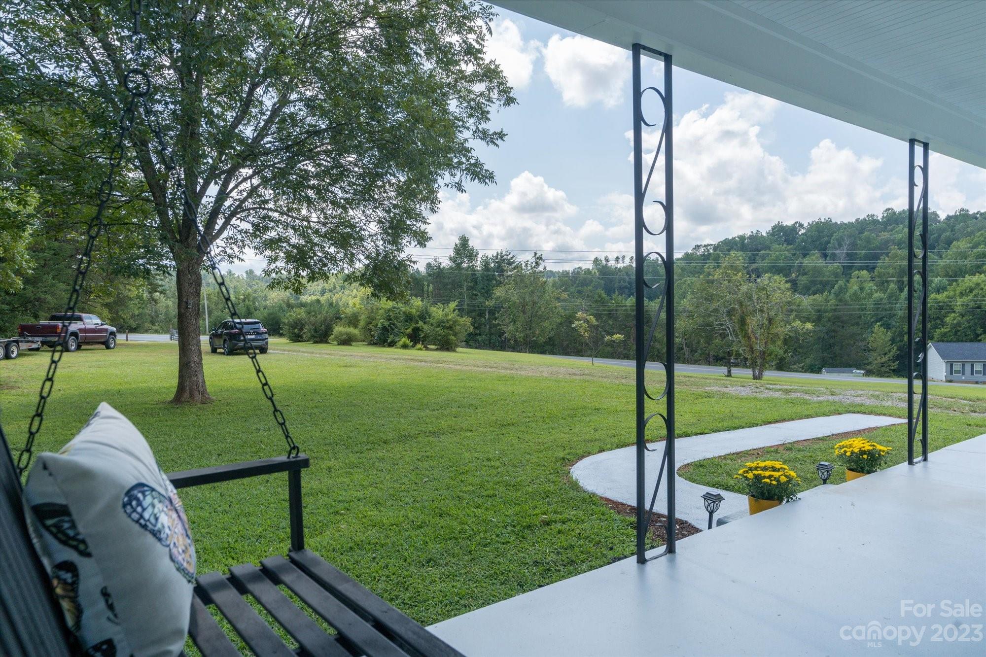 2540 Maple Creek Road Rutherfordton, NC 28139 - Photo 44 of 48 a view of a garden from a balcony