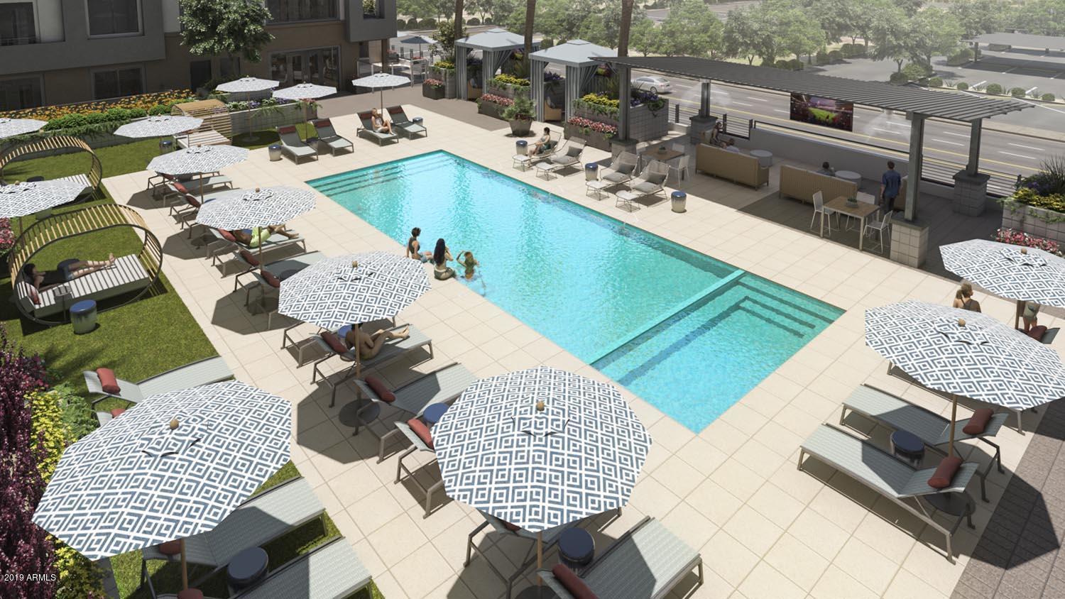 240 West Osborn Road, Unit 5011 Phoenix, AZ 85013 - Photo 16 of 22 Pool 1 Rendering