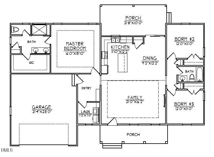 7323 Hill Road Spring Hope, NC 27882 - Photo 33 of 33 Floorplan