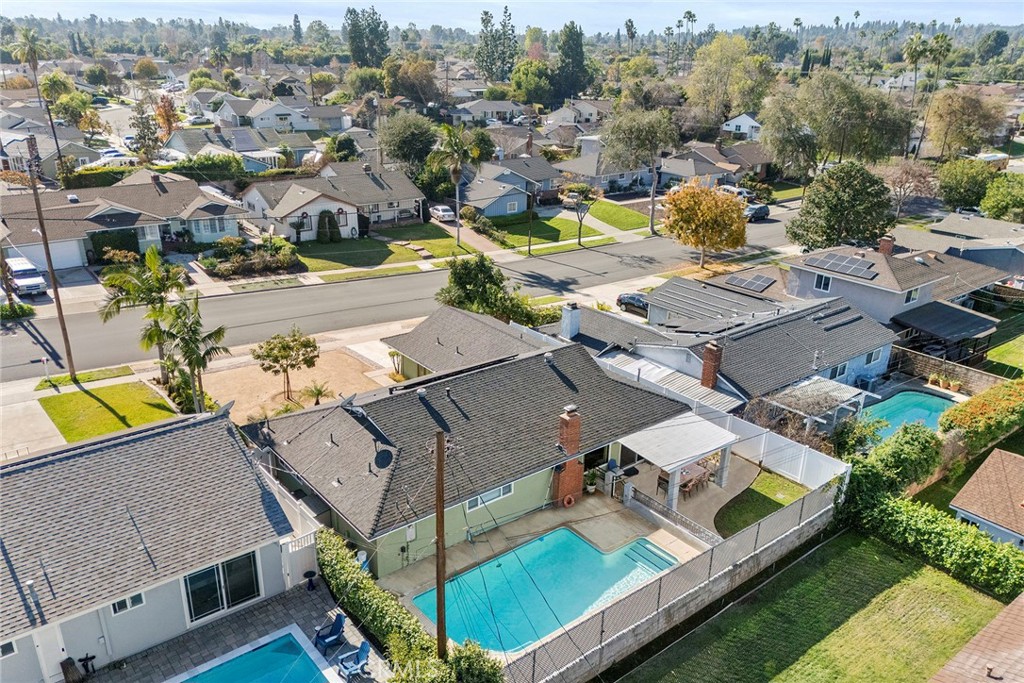 1019 Eadington Drive Brea, CA 92821 - Photo 3 of 22 an aerial view of residential houses with outdoor space