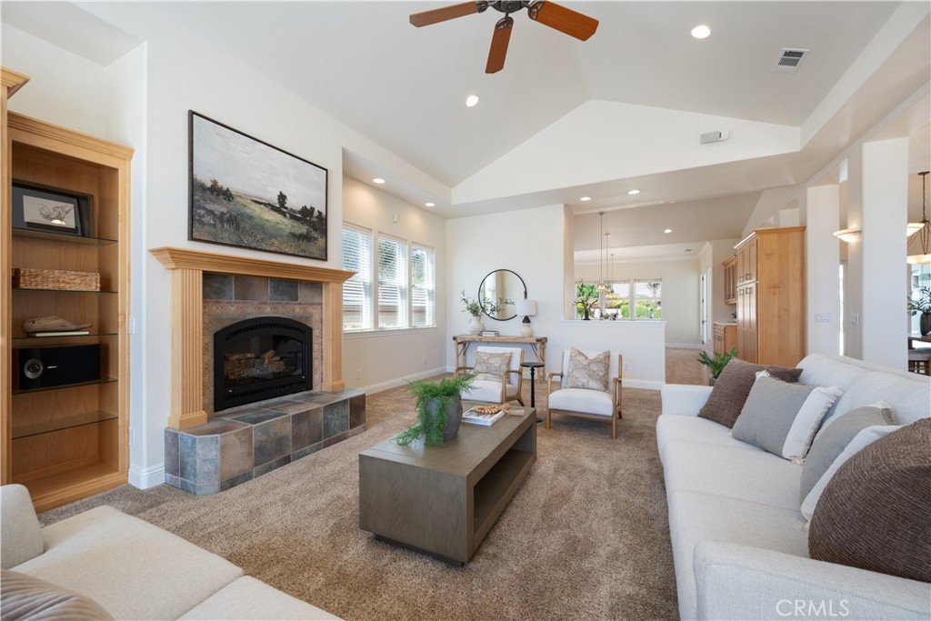 920 Wigeon Way Arroyo Grande, CA 93420 - Photo 3 of 57 a living room with furniture and a fireplace