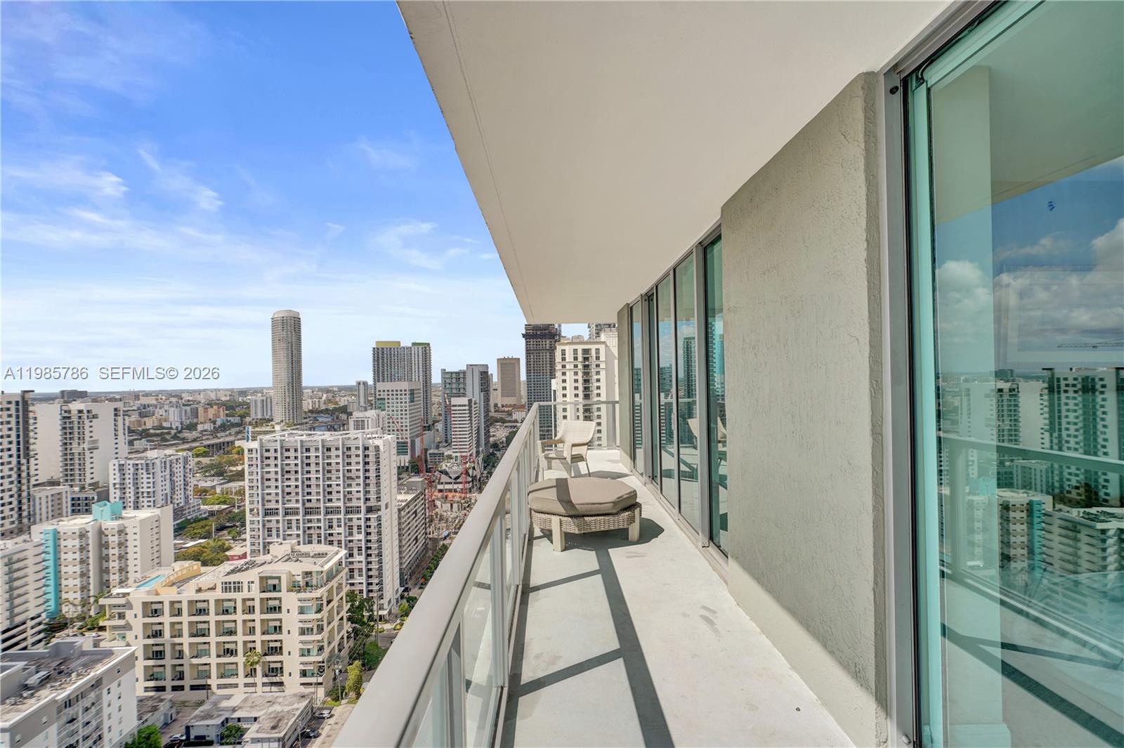 79 Southwest 12th Street, Unit 3412S Miami, FL 33130 - Photo 22 of 37 a view of balcony with city view