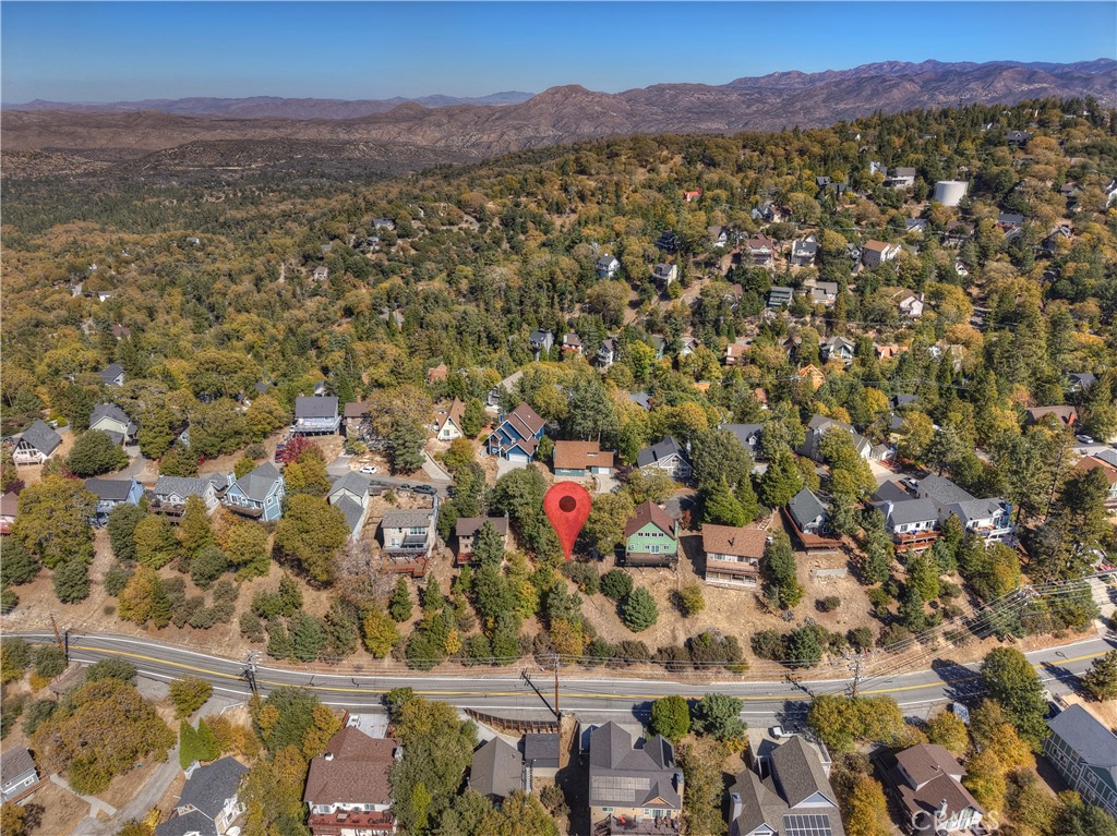 139 Grass Valley Road Lake Arrowhead, CA 92352 - Photo 14 of 18 a view of a city with mountain