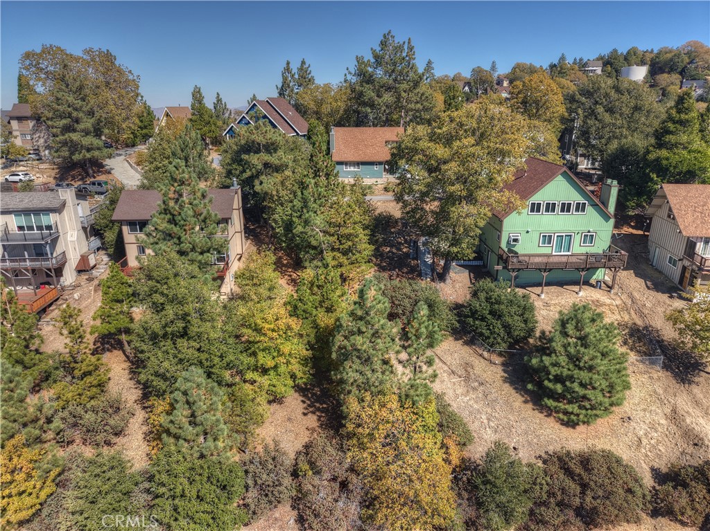 139 Grass Valley Road Lake Arrowhead, CA 92352 - Photo 4 of 18 an aerial view of a house with a yard