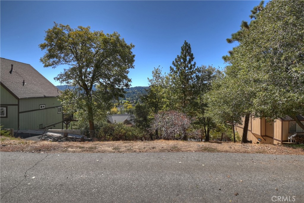 139 Grass Valley Road Lake Arrowhead, CA 92352 - Photo 10 of 18 a backyard of a house with lots of green space