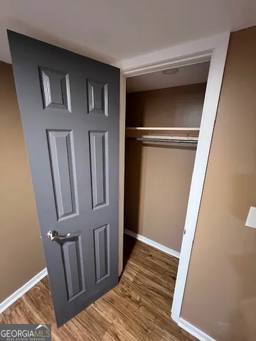 a view of wooden floor in a room