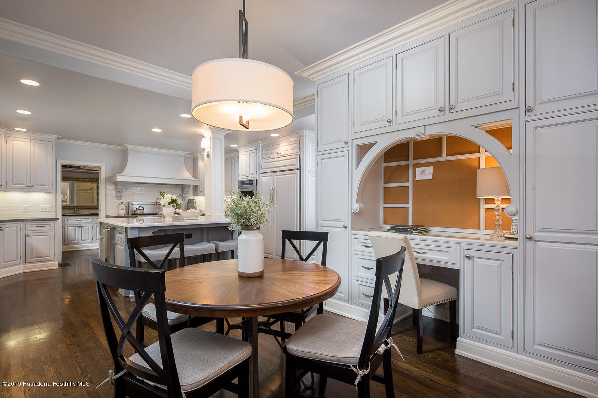 1590 Lombardy Road Pasadena, CA 91106 - Photo 24 of 85 a view of a dining room with furniture and wooden floor