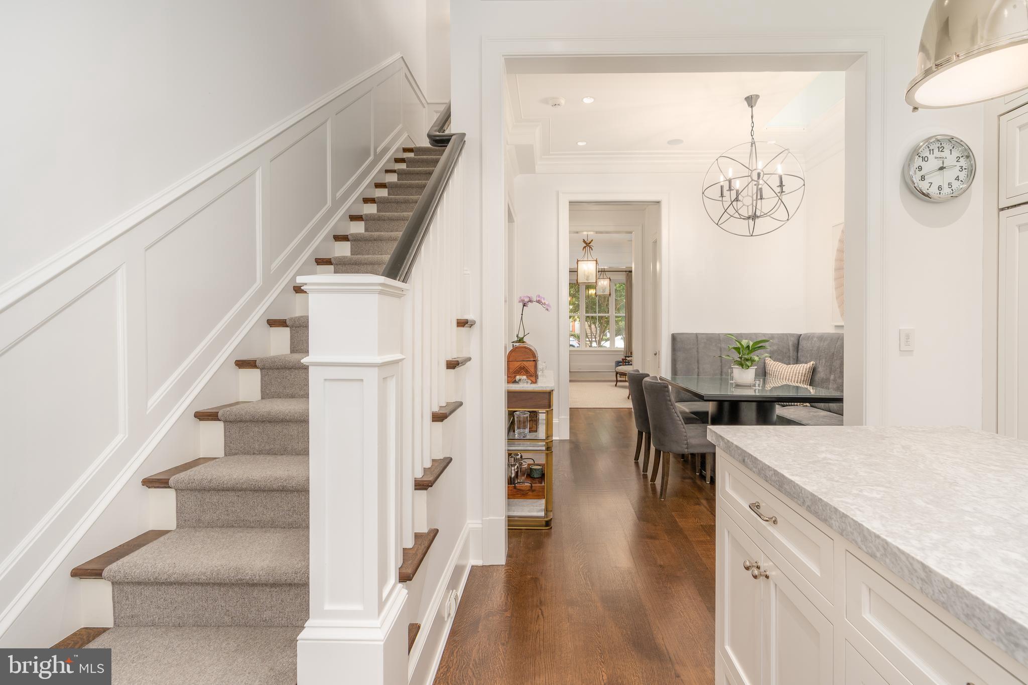 1619 19th Street Northwest Washington, DC 20009 - Photo 22 of 50 a view of kitchen with sink and wooden floor