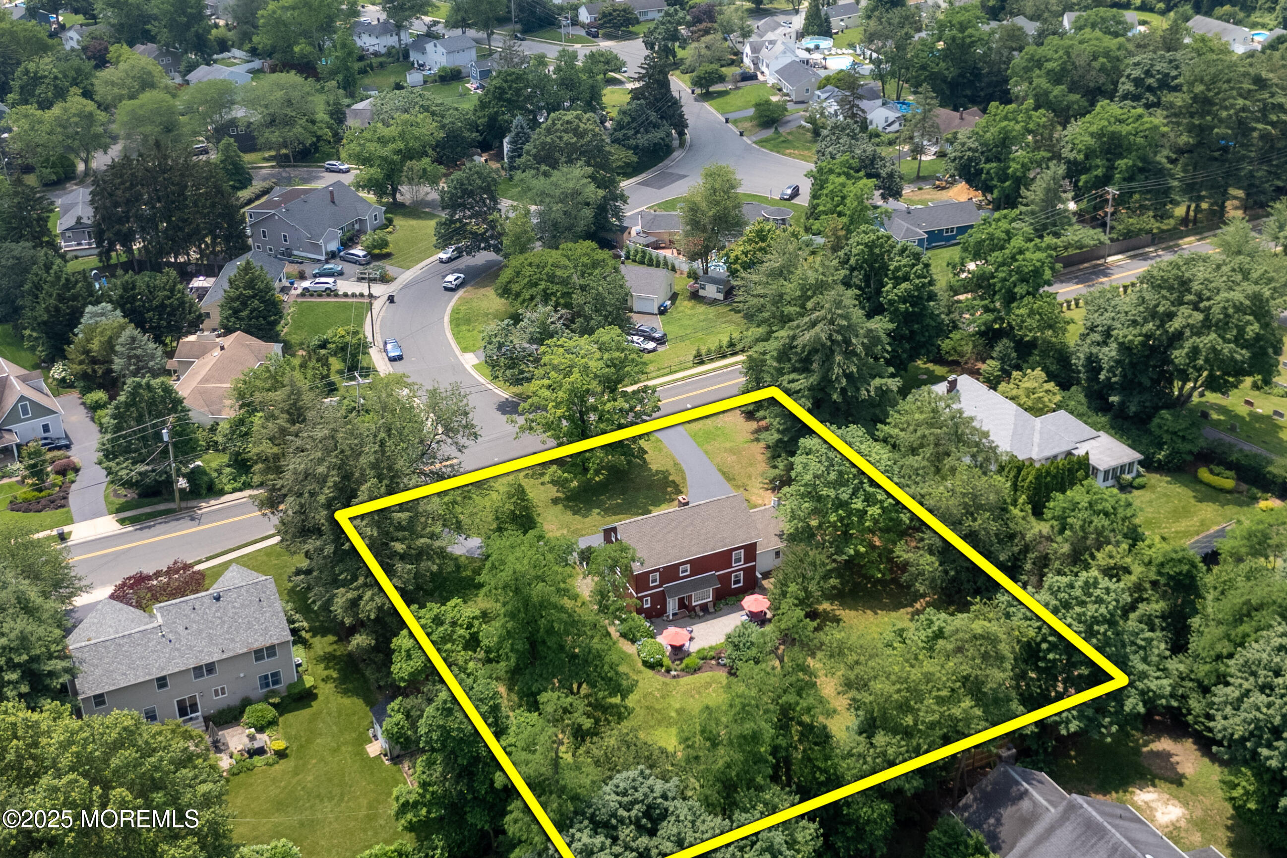 263 Cooper Road Red Bank, NJ 07701 - Photo 42 of 42 an aerial view of swimming pool