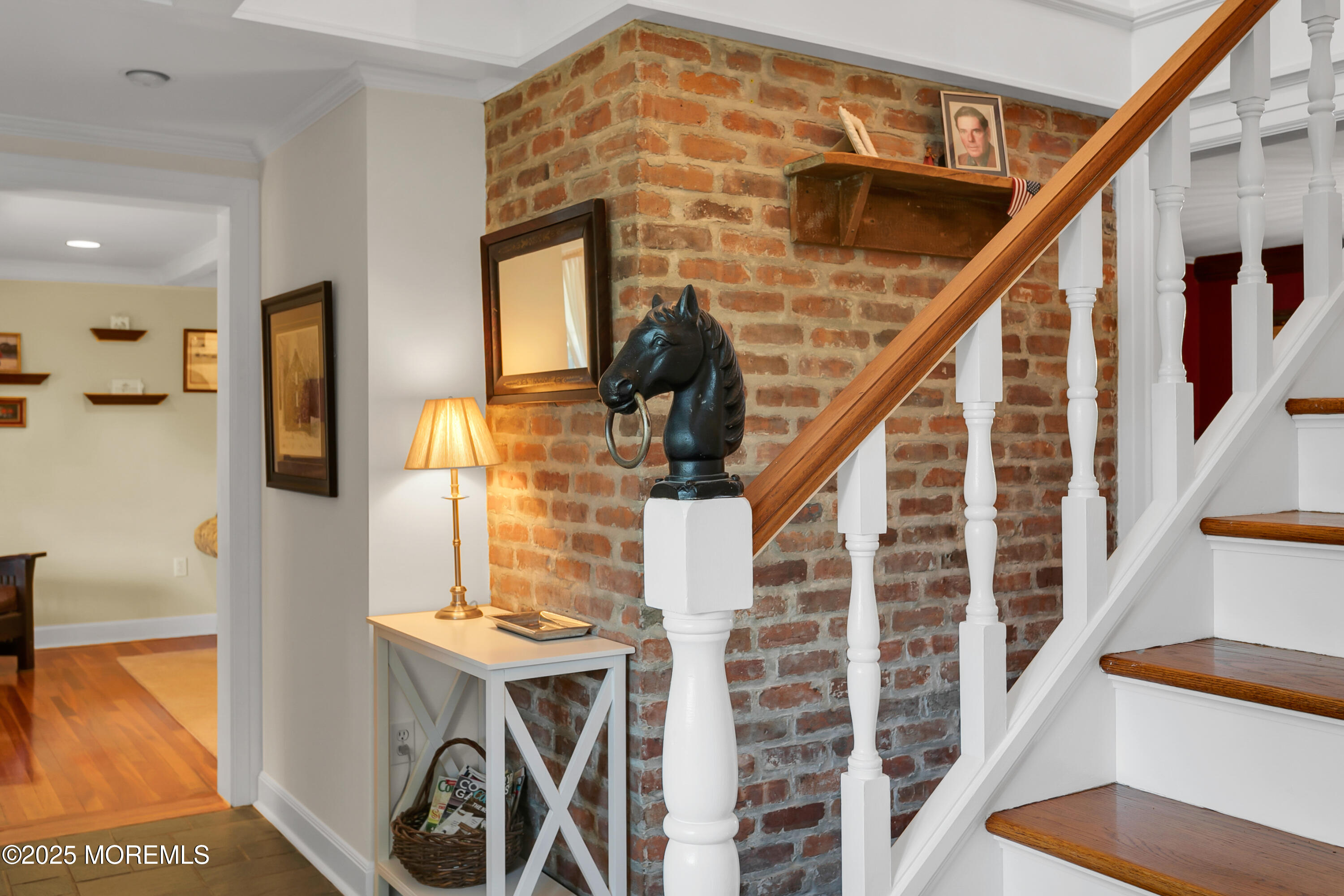 263 Cooper Road Red Bank, NJ 07701 - Photo 6 of 42 a view of entryway and hall with wooden floor