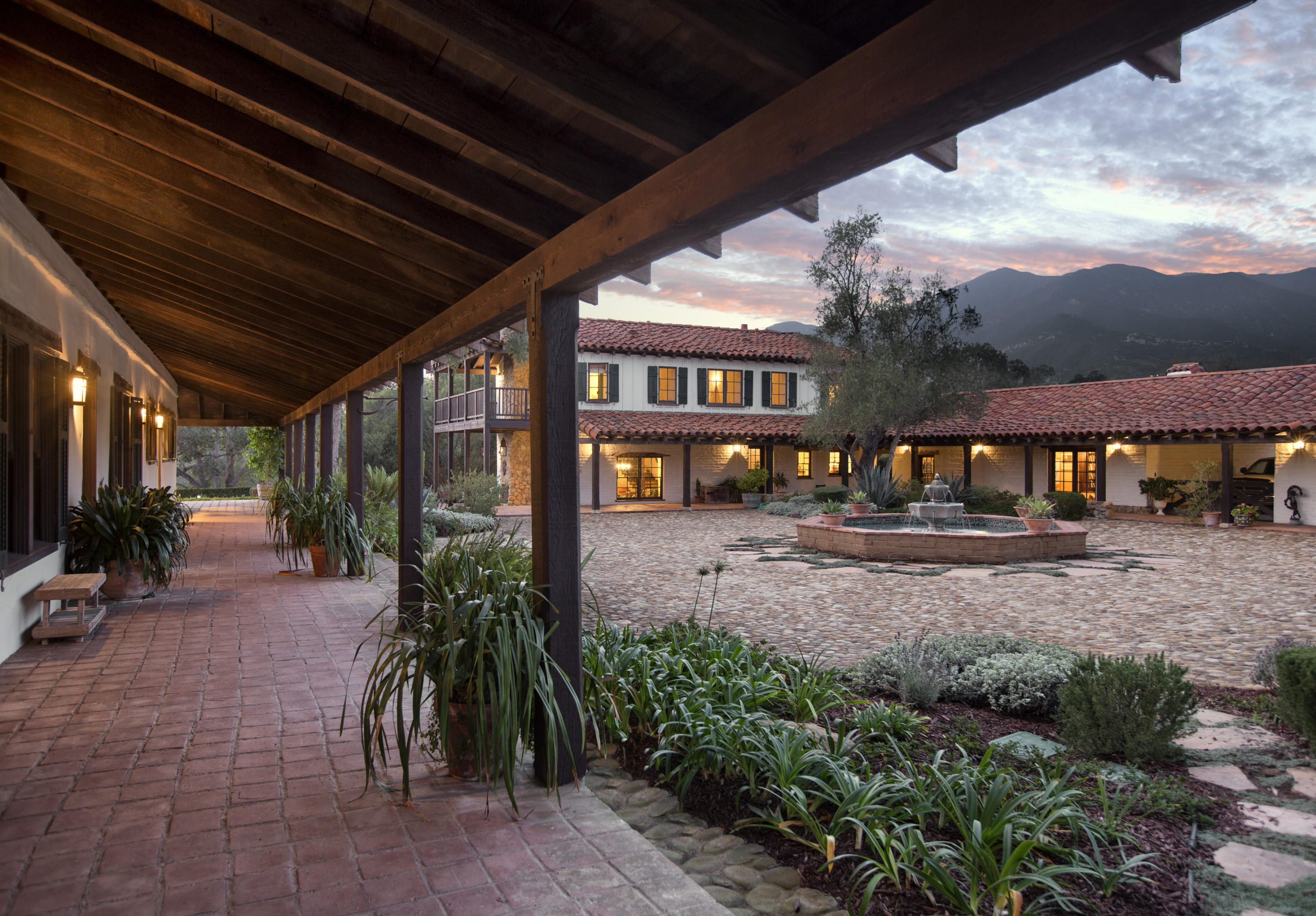 308 Ennisbrook Drive Montecito, CA 93108 - Photo 31 of 31 a view of a porch with furniture and backyard