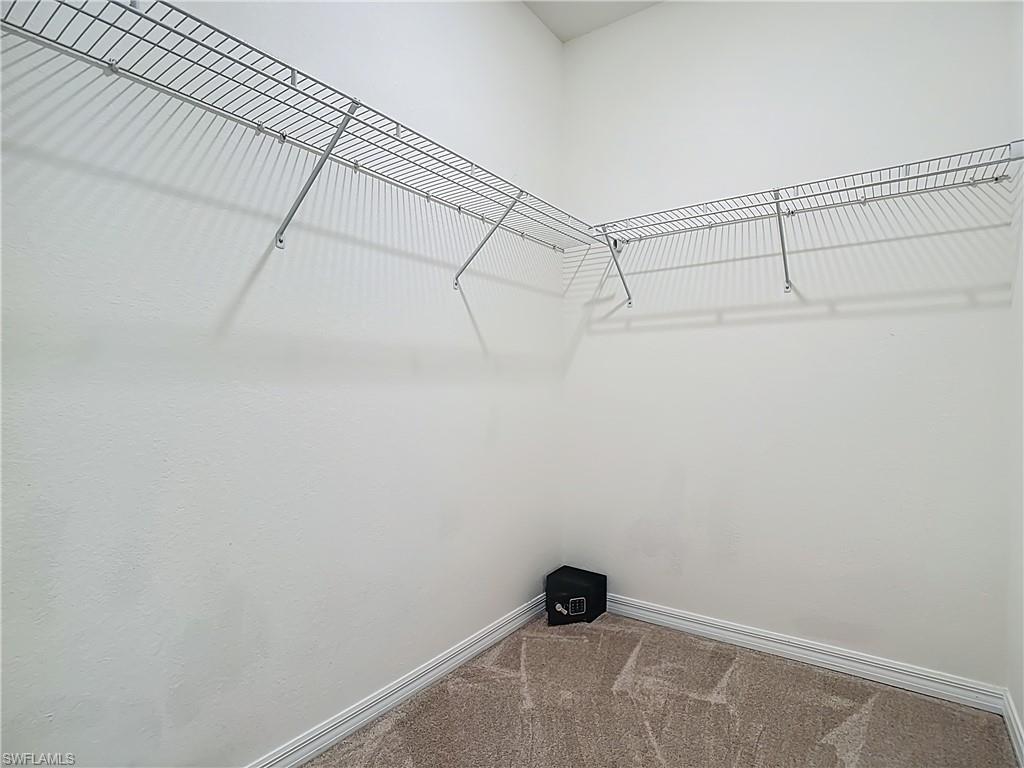 19890 Beverly Park Road Estero, FL 33928 - Photo 18 of 38 Walk in closet featuring carpet floors
