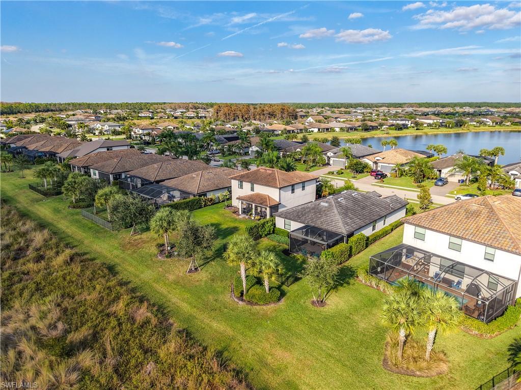 19890 Beverly Park Road Estero, FL 33928 - Photo 3 of 38 Aerial perspective of rear of house