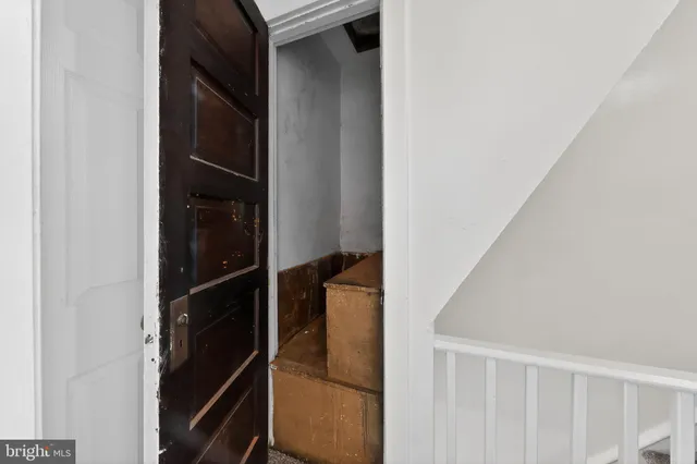 a view of parking garage with storage