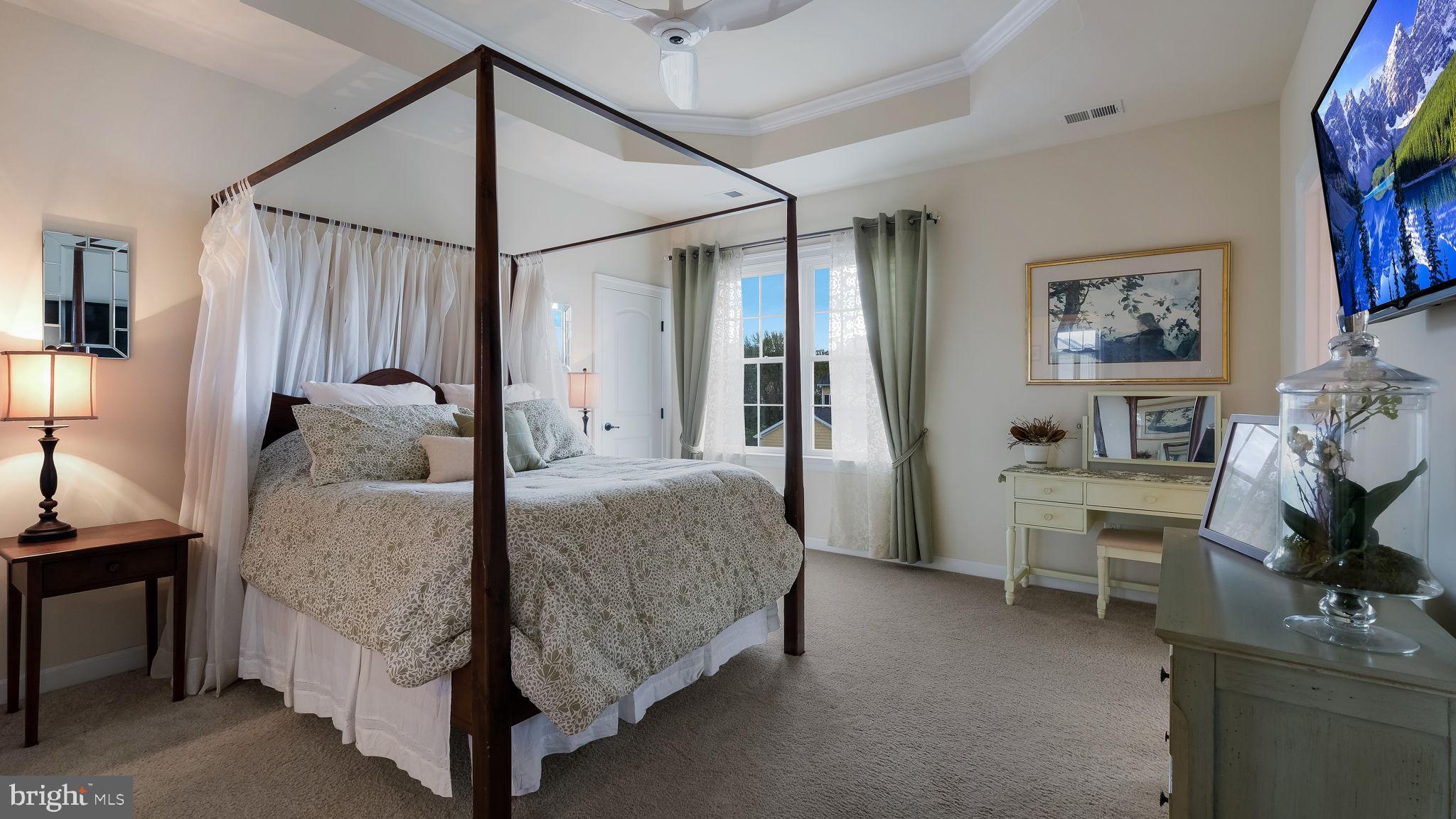 4750 Morlen Road Doylestown, PA 18902 - Photo 11 of 18 UPGRADED TRAY CEILING & FAN