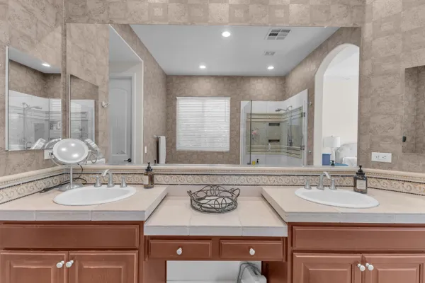 a table and chairs in the patio