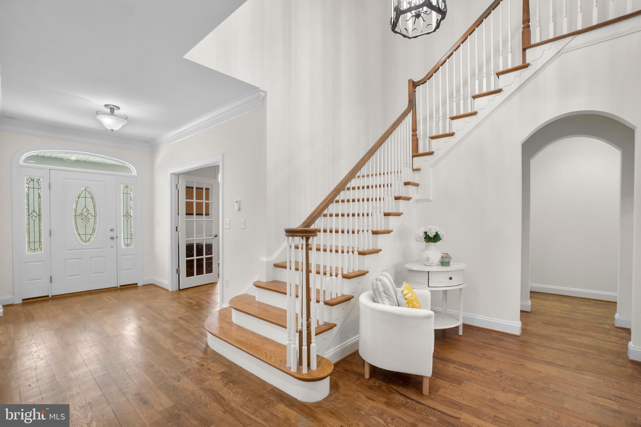 21877 Boonsboro Mountain Road Boonsboro, MD 21713 - Photo 6 of 62 a view of entryway with wooden floor and stairs