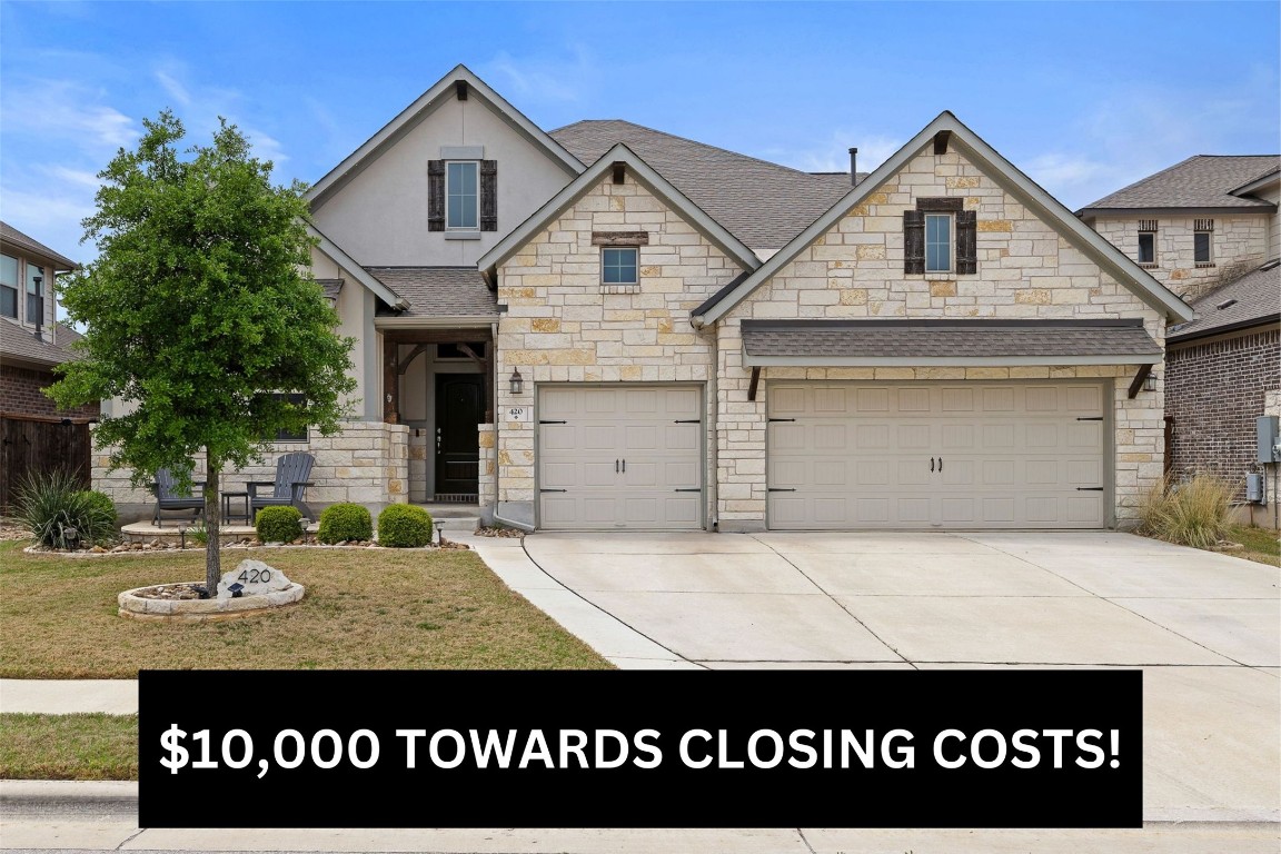 a view of house and yard