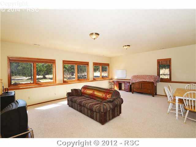 8660 Shoup Road Colorado Springs, CO 80908 - Photo 12 of 16 FAMILY ROOM IN BASEMENT WITH GARDEN LEVEL WINDOWS.