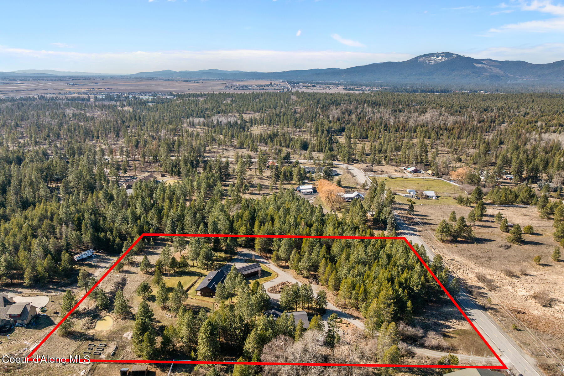 2010 East Dodd Road Hayden, ID 83835 - Photo 62 of 63 Aerial_2010EDoddRd-9_Outlined