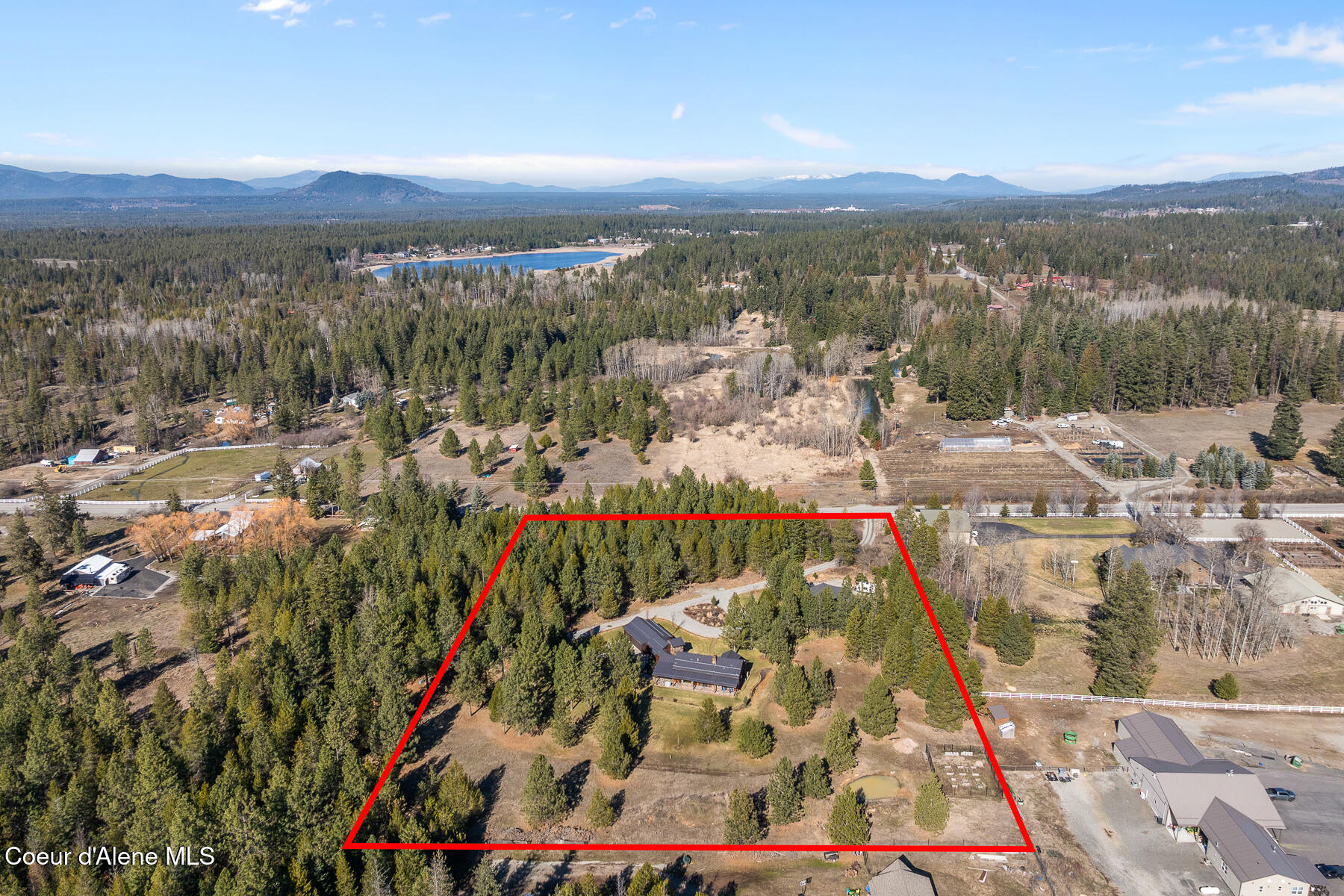 2010 East Dodd Road Hayden, ID 83835 - Photo 63 of 63 Aerial_2010EDoddRd-10_Outlined