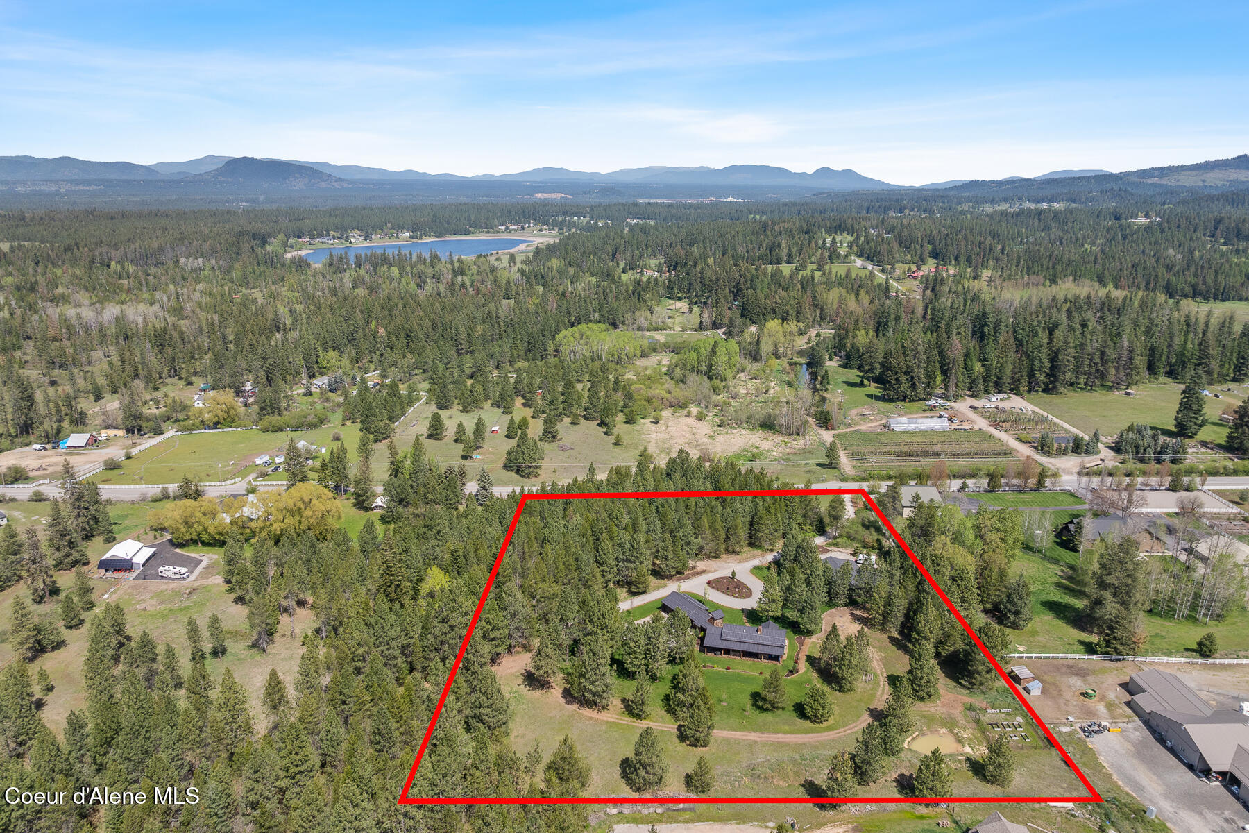 2010 East Dodd Road Hayden, ID 83835 - Photo 64 of 65 Aerial_2010EDoddRd_Reshoot-8_Outlined