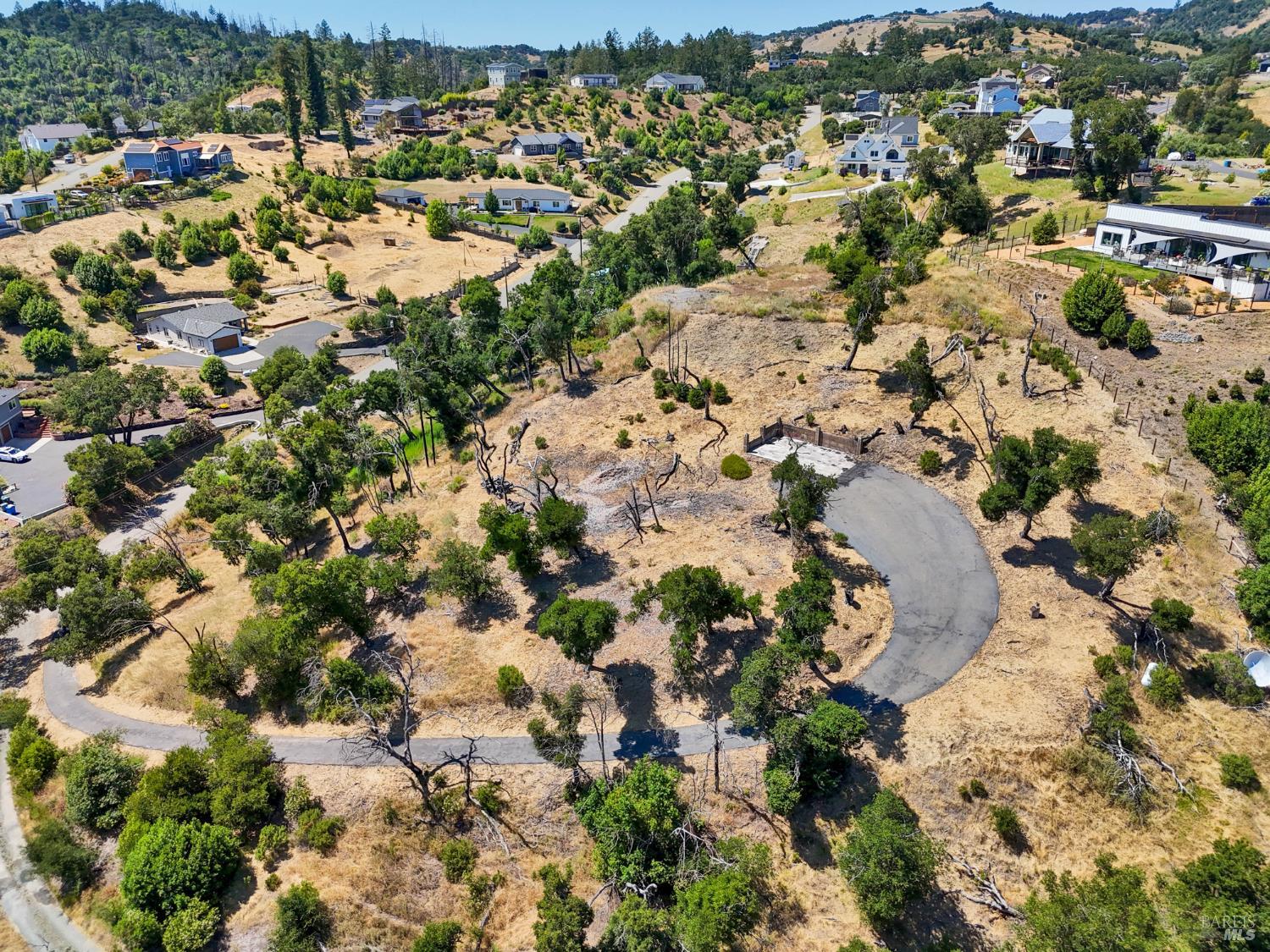 1400 Michele Way Santa Rosa, CA 95404 - Photo 27 of 35 an aerial view of residential houses with outdoor space
