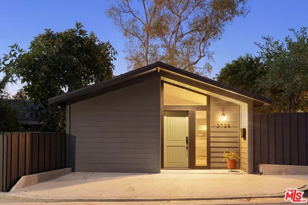 a backyard of a house