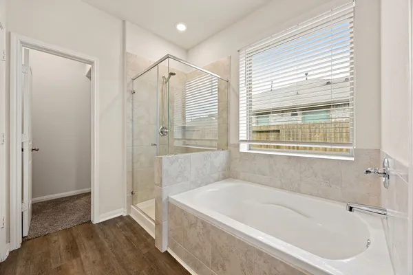 a close view of closet