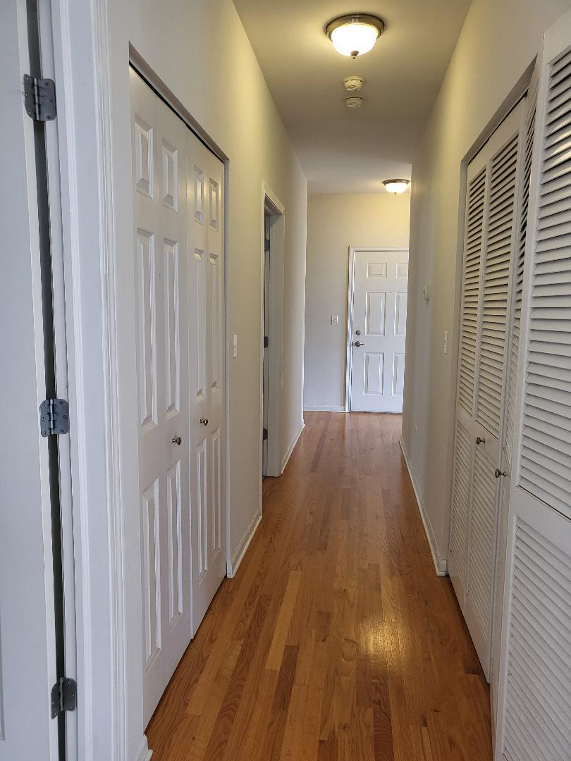 758 West 15th Street, Unit 3B Chicago, IL 60607 - Photo 26 of 30 a view of a hallway with wooden floor and closet area