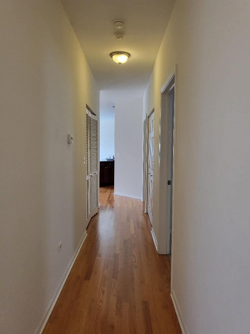 758 West 15th Street, Unit 3B Chicago, IL 60607 - Photo 27 of 30 a view of a hallway with wooden floor