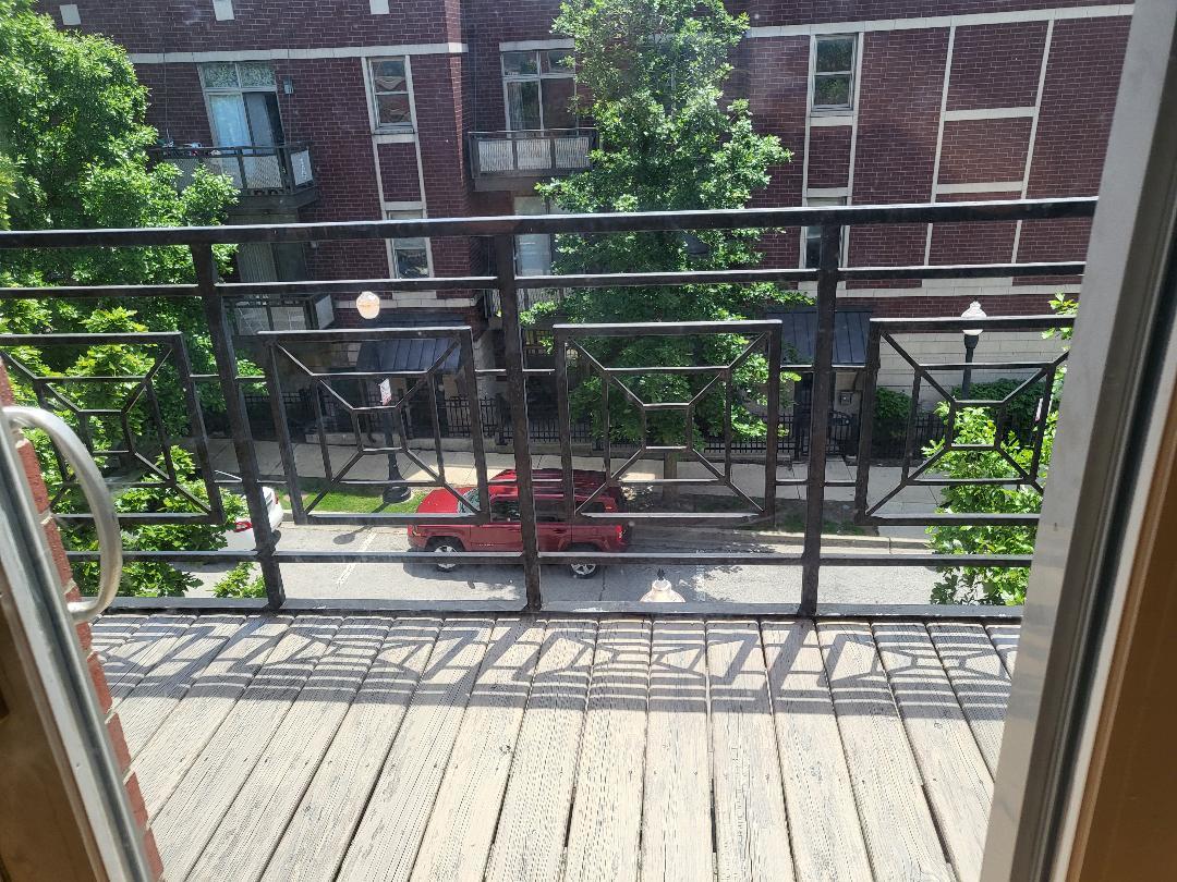 758 West 15th Street, Unit 3B Chicago, IL 60607 - Photo 30 of 30 a view of a balcony with a potted plant