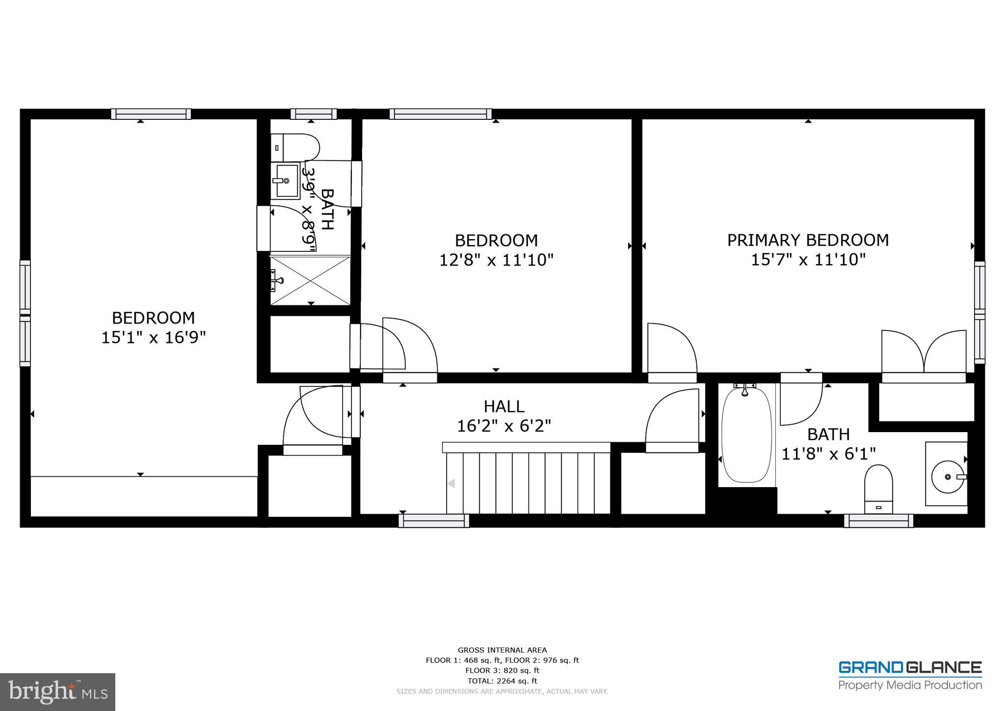 3109 Cameron Mills Road Alexandria, VA 22302 - Photo 46 of 47 Upper Level Floor Plan
