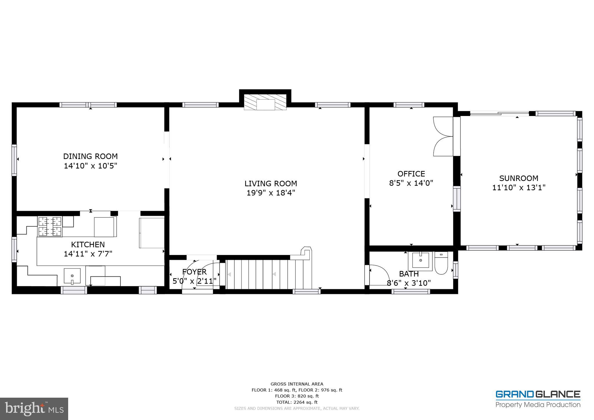 3109 Cameron Mills Road Alexandria, VA 22302 - Photo 45 of 47 Main Level Floor Plan