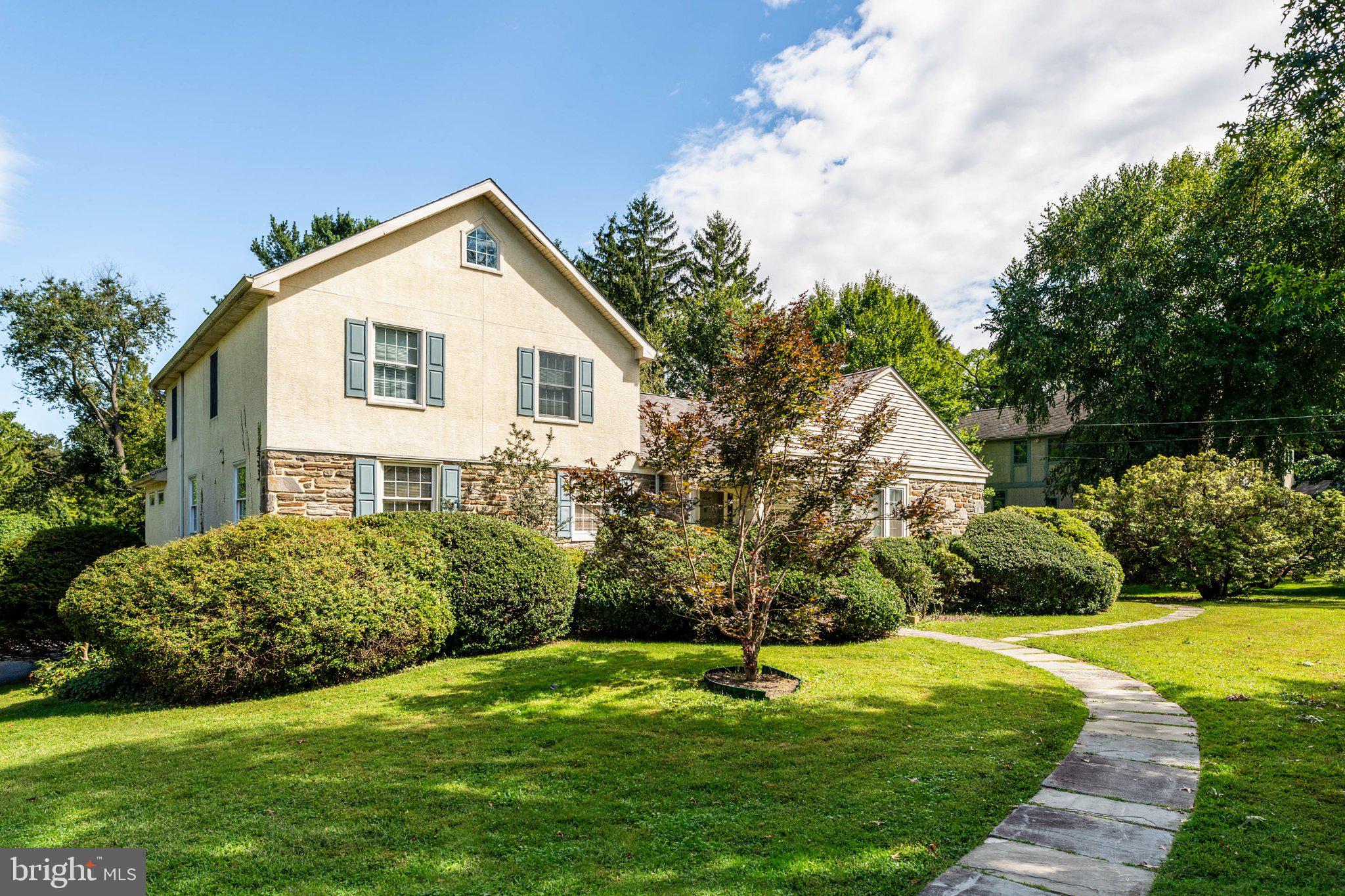 211 Fairview Road Penn Valley, PA 19072 - Photo 43 of 58 Exterior front stone walkway