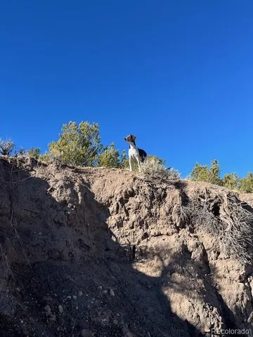 a view of a snow on a field