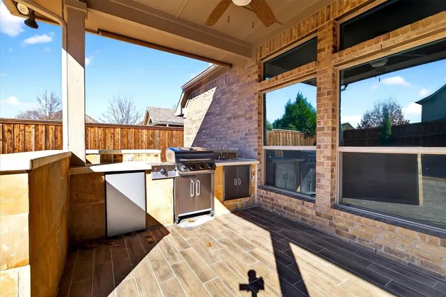 a house with swimming pool in front of it