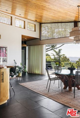 a view of a yard with plants