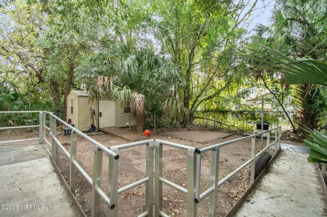 a view of a house with a door