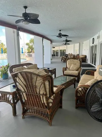 a room with gym equipment