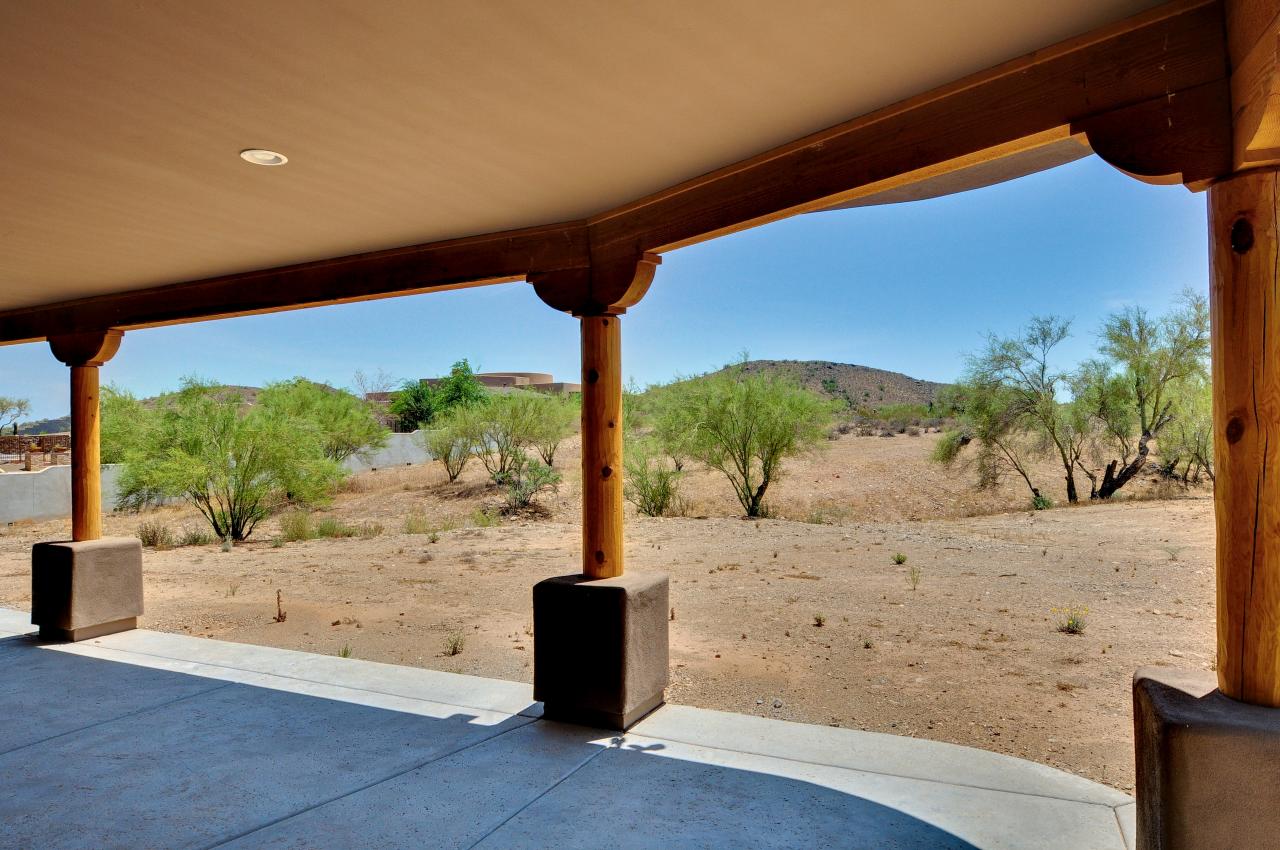 405 West Olesen Road Phoenix, AZ 85085 - Photo 16 of 16 REAR PATIO 3 VIEWS FROM PATIO