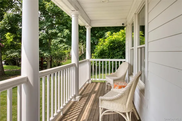 a view of a chair in balcony