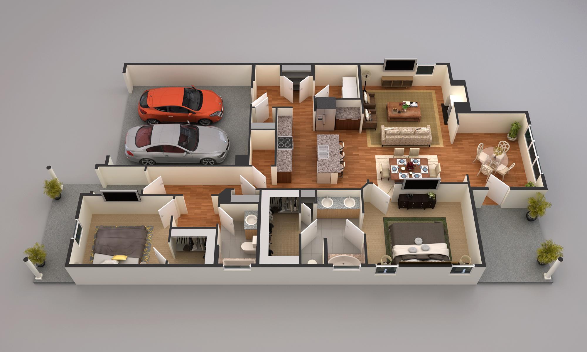 104 Szilard Street Oak Ridge, TN 37830 - Photo 11 of 11 Griffin 3D Main Level Floor-plan