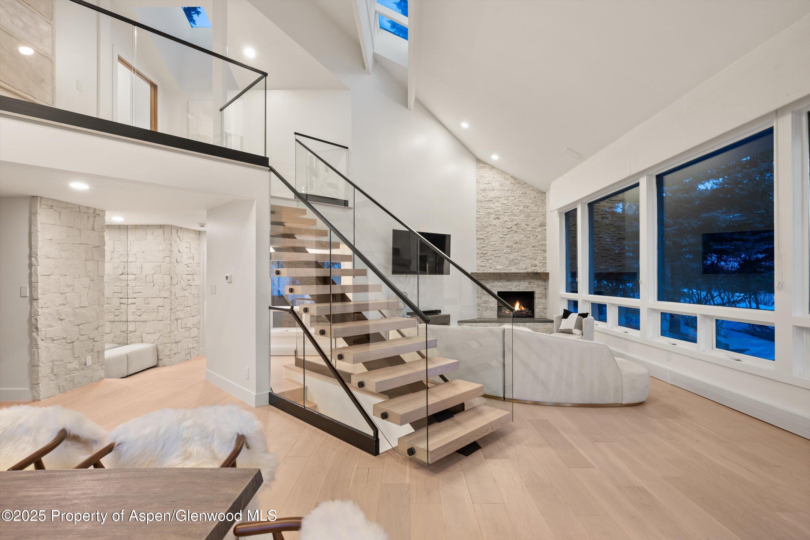 75 Bennett Court Aspen, CO 81611 - Photo 15 of 65 Staircase/Living Area