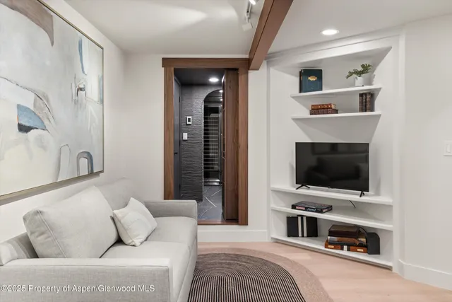 a house with trees in front of it