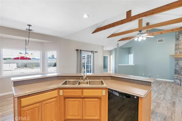 a view of kitchen and utility room