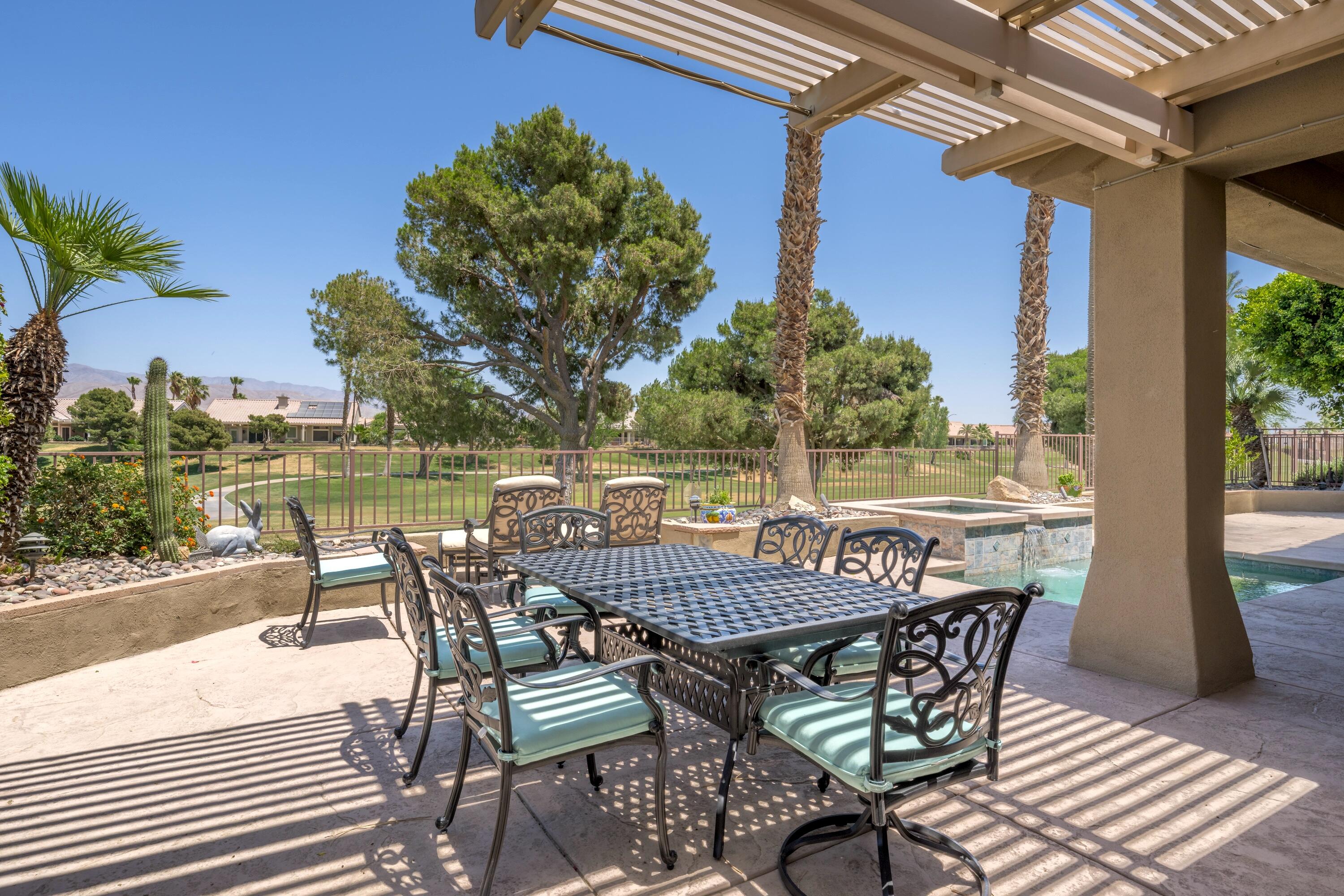 39623 Manorgate Road Palm Desert, CA 92211 - Photo 4 of 42 a view of balcony with furniture and outdoor space