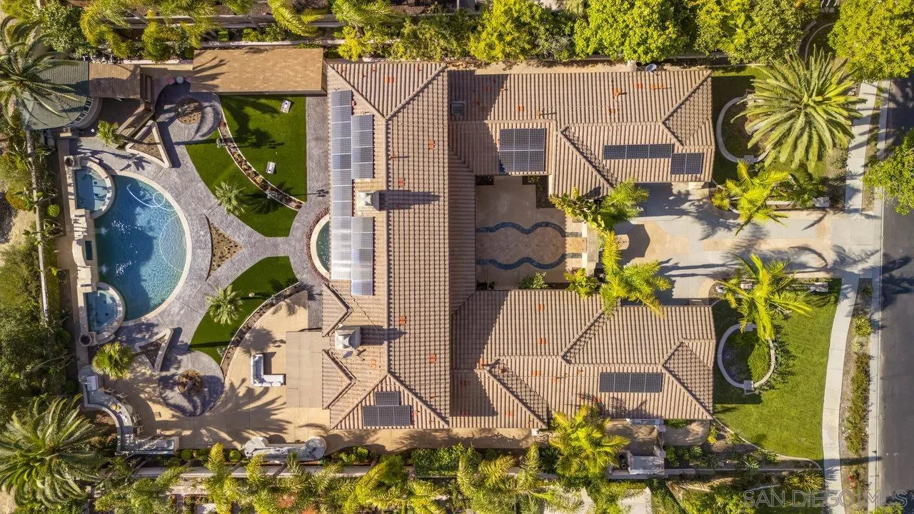 17133 Castello Circle San Diego, CA 92127 - Photo 39 of 48 an aerial view of residential house with outdoor space and swimming pool